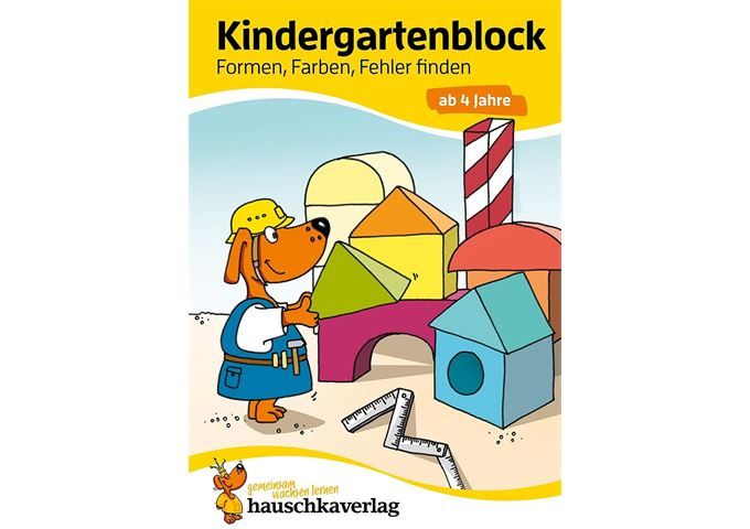 Hauschka Verlag Kindergartenblock - Formen, Farben, Fehler finden
