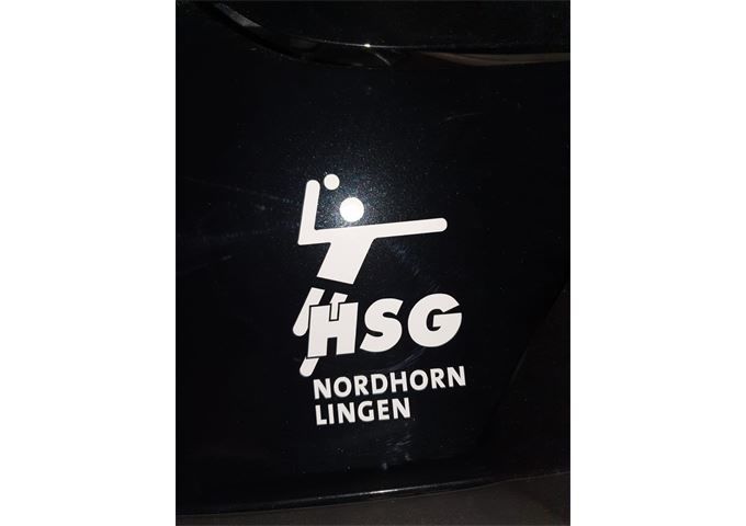 HSG Nordhorn Lingen Autoaufkleber rot