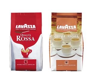 LAVAZZA Kaffee Espresso Rossa 1000 gr