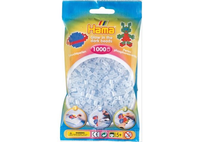 HAMA HAMA Perlen leuchtblau 1.000 Stück