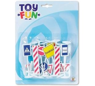 Toy Fun Verkehrszeichen, Blister