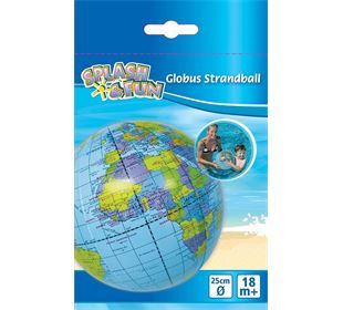 Splash & Fun Strandball Globus, # ca, 25 cm, ab 3