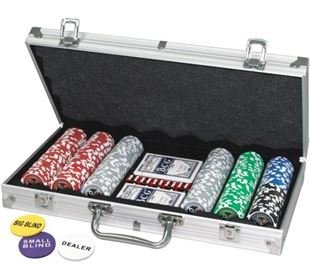 FUN TRADING Pokerkoffer 300 Laser-Chips 11,5g