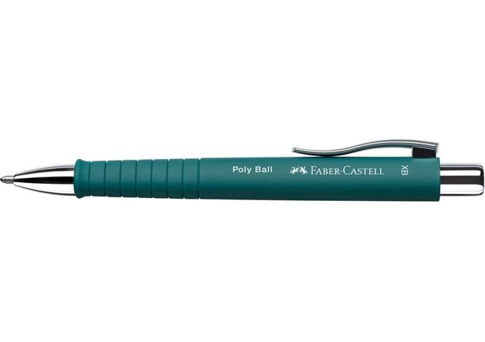 FABER CASTELL Kugelschreiber Poly Ball XB emerald grün