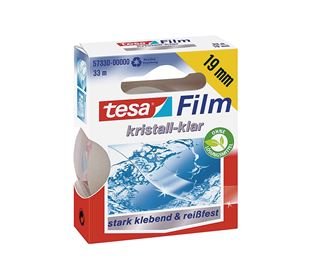 Tesa Klebefilm Kristall 19mm 33m