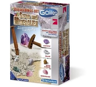 Galileo|Clementoni Clementoni Galileo Ausgrabungsset -Steine und Mine