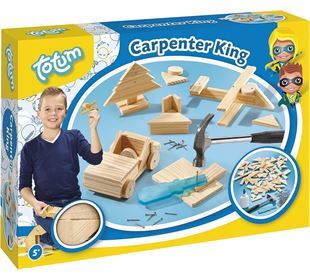 Totum Carpenter King - Holz und Hammer Set