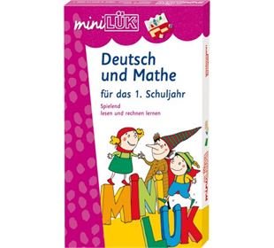 miniLük Set Deutsch und Mathe 1, Klasse