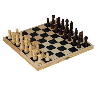 Goki Schachspiel In Holzklappkasse