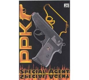Sohni-Wicke PPK Pistole 25 Schuss, 18 cm, Tester, für Kinder a