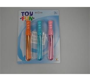 Toy Fun Seifenblasen Stab 3er Set, mini