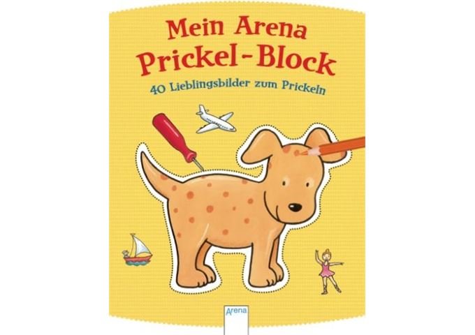 ARENA Mein Arena Prickel-Block - 40 Lieblingsbilde