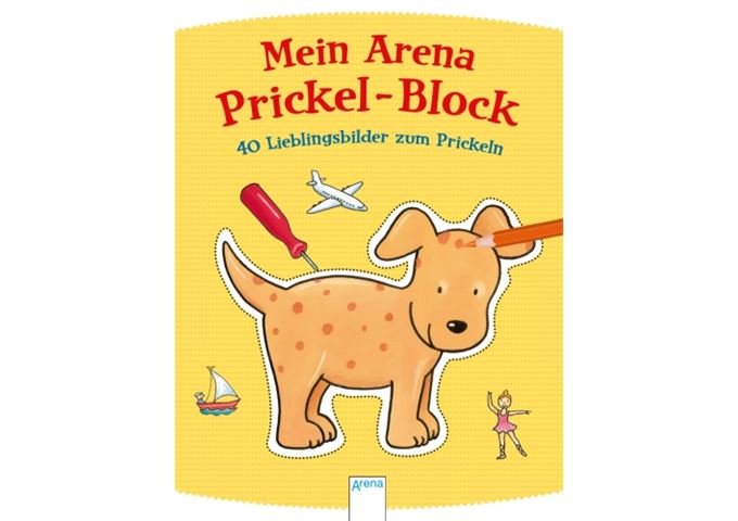 ARENA Mein Arena Prickel-Block - 40 Lieblingsbilde