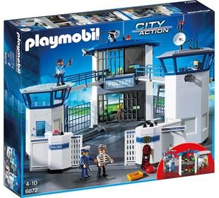 Playmobil Polizei-Kommandozentrale Mit Gefäng