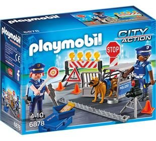 Playmobil Polizei-Straßensperre