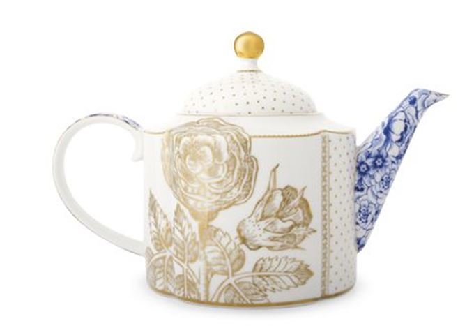 Pip Studio Teapot Royal White 1.65ltr