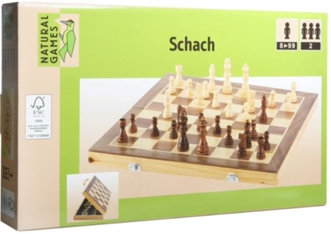 Natural Games Schachkassette, Strategiespiel, ca,