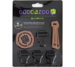 Coocazoo MatchPatch Synthetic Leather, Black