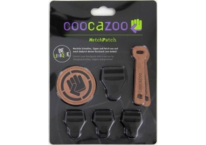Coocazoo MatchPatch Synthetic Leather, Black