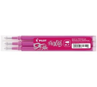Pilot Pen Tintenrollermine Frixion 0,4mm 3ST pink