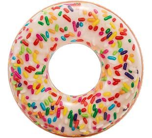 INTEX Schwimmreifen Sprinkle Donut Tube, ab 9 Jahre, 114