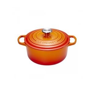 Le Creuset Gusseisen BRÄTER RD SIG 24 CM OFENROT