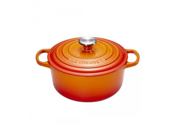 Le Creuset Gusseisen BRÄTER RD SIG 24 CM OFENROT
