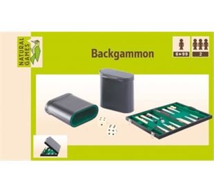 Natural Games NG Backgammon Kunstleder 47x37cm