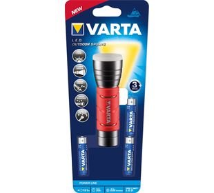 Varta Taschenlampe F10 Outdoor Sports mit 3 AAA Ba