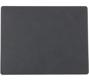 LINDDNA Table Mat Square L Nupo Anthracite