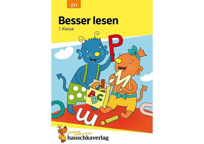 Hauschka Verlag Besser lesen 1. Klasse, A5- Heft