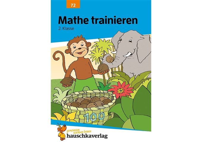 Hauschka Verlag Mathe trainieren 2. Klasse, A5- Heft