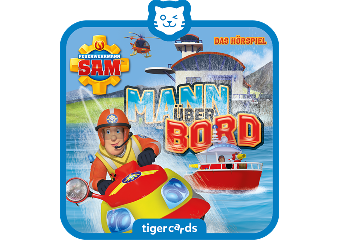tigerbox tigercard - Feuerwehrmann Sam - Mann über Bord