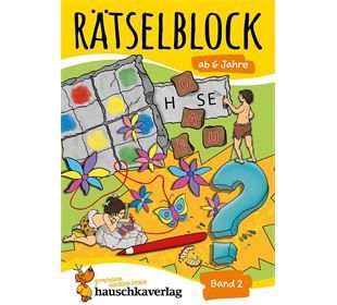 Hauschka Verlag Rätselblock ab 6 Jahre, Band 2, A5-Block