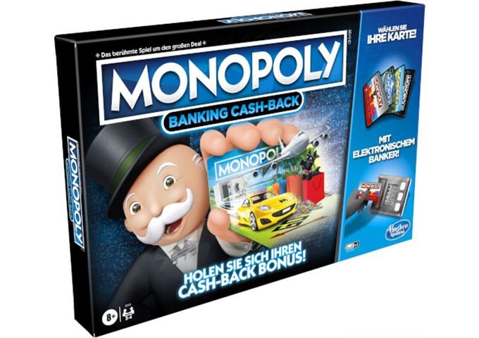 Hasbro Hasbro E8978100 Monopoly Banking Cash-Back