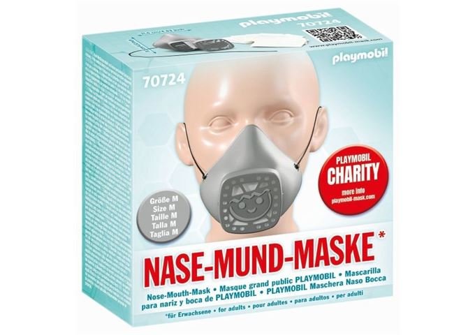 Playmobil Nase-Mund-Maske Für Erwachsene Größe M,