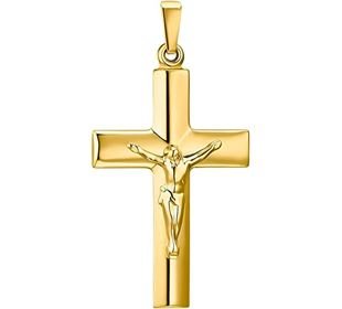 amor Gold 375/9 ct,Anhänger,Kreuz mit Corpus