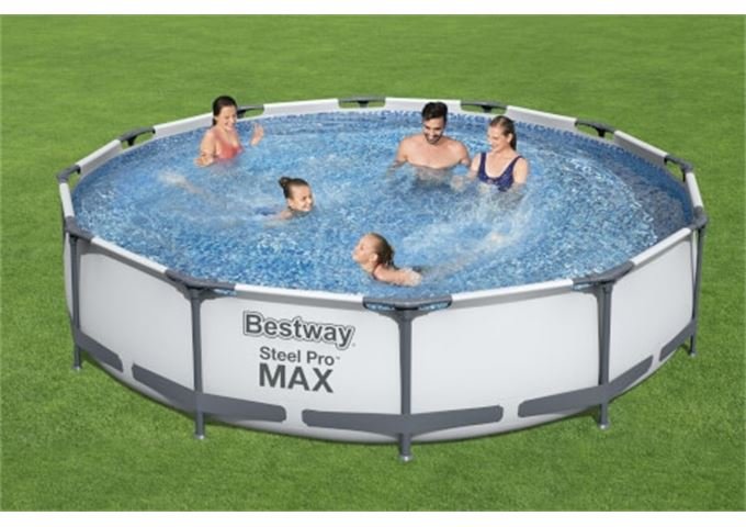 BESTWAY Steel Pro Max# Frame Pool-Set, rund 366cm