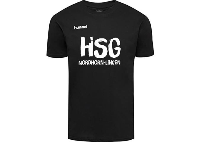 HSG Nordhorn Lingen HSG Cotton T-Shirt #zusammen1ziel schwarz Damen