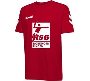 HSG Nordhorn Lingen HSG Cotton T-Shirt rote wand rot Herren