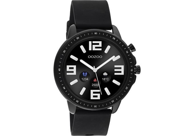 Oozoo Smartwatch Rubber black/black
