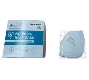 CRDLIGHT FFP2 NR Atemschutzmasken, 25 Stück