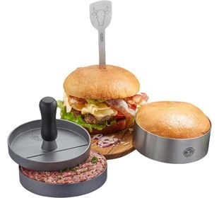 GEFU Burger-Set BBQ, 3-teilig