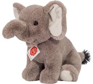 Teddy-Hermann Elefant sitzend, ca. 25cm