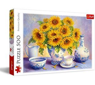 TREFL Puzzle 500 – Sonnenblumen