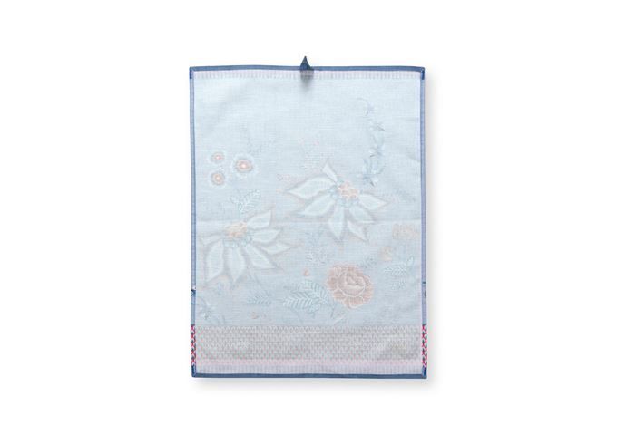 Pip Studio Tea Towel Flower Festival Blue 50x70cm