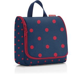 Reisenthel toiletbag mixed dots red