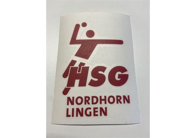 HSG Nordhorn Lingen Autoaufkleber rot