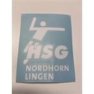 HSG Nordhorn Lingen Autoaufkleber weiss
