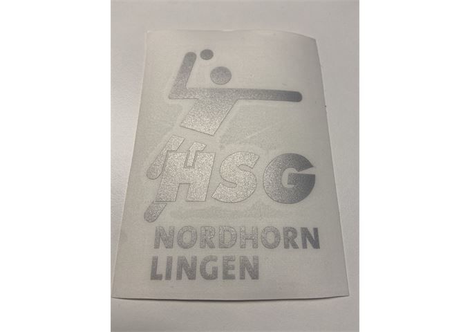 HSG Nordhorn Lingen Autoaufkleber silber